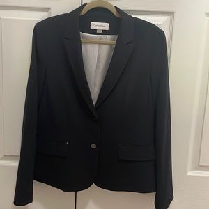 Calvin Klein Navy Suit Jacket - size 14
